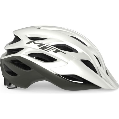 MET VELENO - Fahrradhelm Weiß-Grau, Größe L