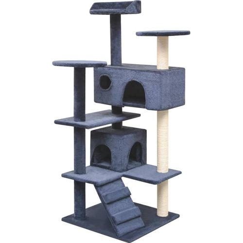 Katzen-Kratzbaum Sisal 125 cm Dunkelblau