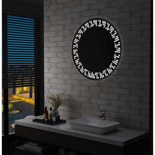 Badezimmerspiegel mit LED 80 cm