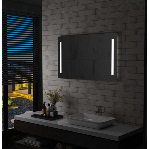 Badezimmer-Wandspiegel mit LEDs 100x60 cm