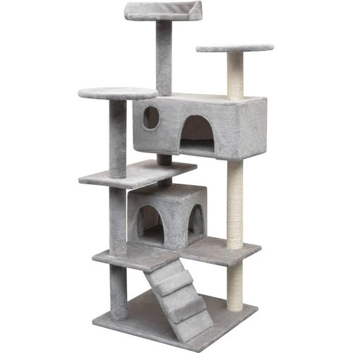 Katzen-Kratzbaum Sisal 125 cm Grau