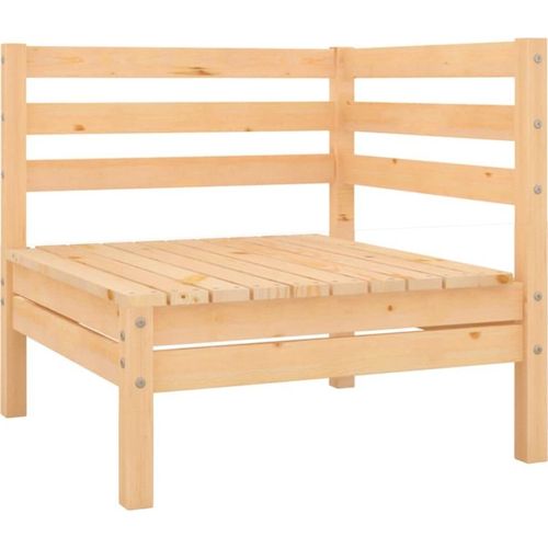 Garten-Ecksofa Massivholz Kiefer