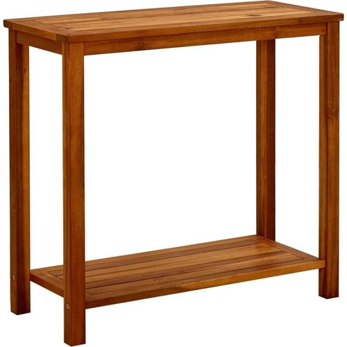 Garten-Konsolentisch 80x35x75 cm Massivholz Akazie