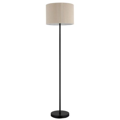 Globo Stehleuchte Page , Schwarz , Textil , 152 cm , CE , Fußschalter , Lampen & Leuchten, Leuchtenserien