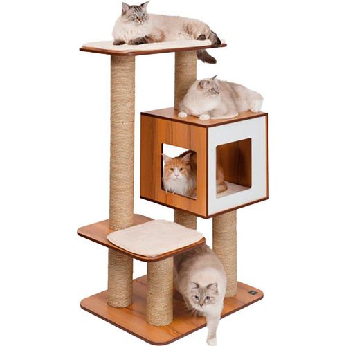 Catit Vesper High Base Gigante Turm Spielen Braun Braun One Size