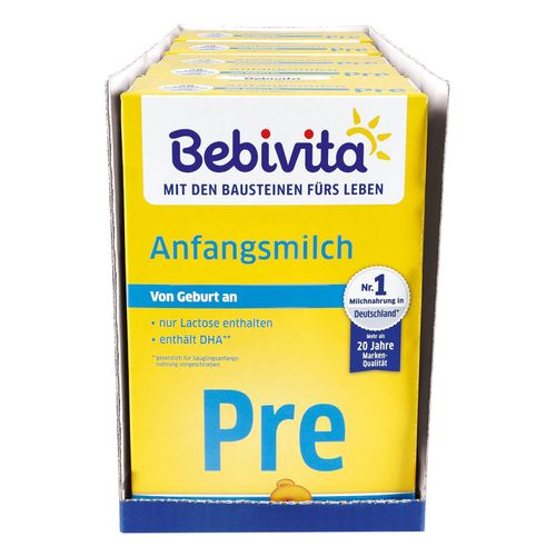 Bebivita Pre Anfangsmilch 500 g, 5er Pack