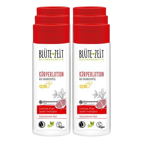 BLÜTE-ZEIT Körperlotion Q10 250 ml, 6er Pack