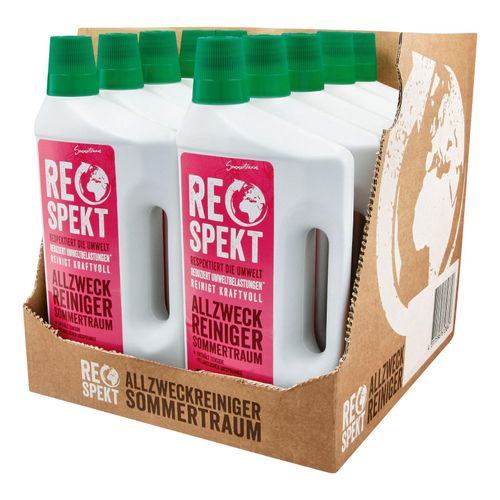 Respekt Allzweckreiniger Sommertraum 1 Liter, 10er Pack