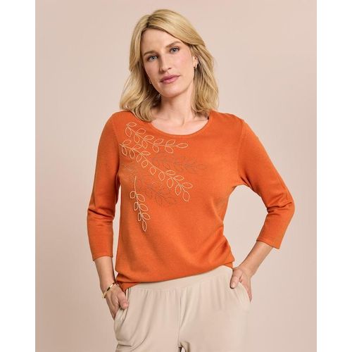 Glow Pullover Blätterapplikation Image