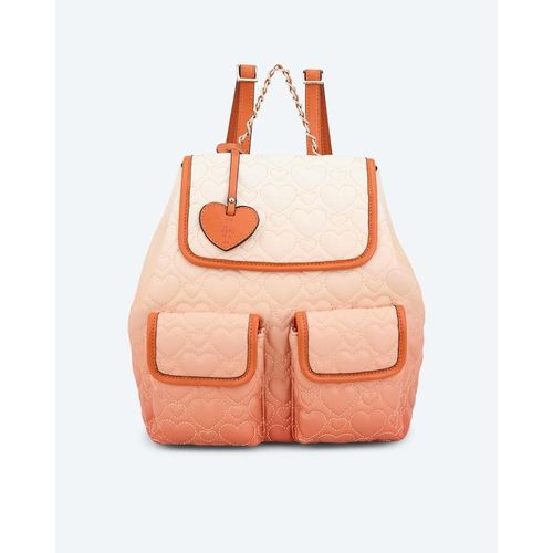 Rucksack mit Herzchen-Steppung, Ombré