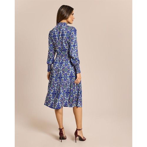 Kleid mit Ärmelraffung