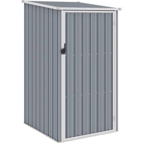 Gerätehaus Grau 87x98x159 cm Verzinkter Stahl