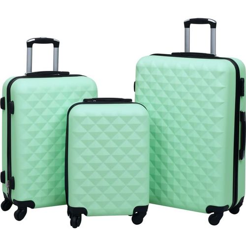 Hartschalen-Trolley-Set 3 Stk. Minzgrün ABS