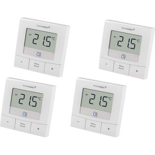 HOMEMATIC IP Smart Home 154666A0, Wandthermostat basic, 4 Stück