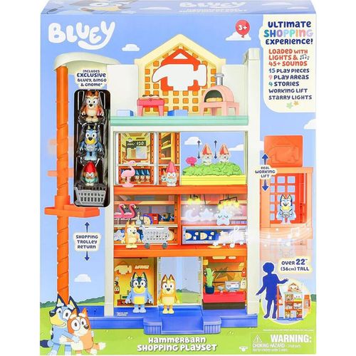Bluey: Einkaufszentrum mit Zubehör Spielset