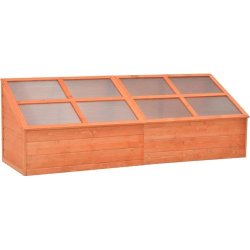 Frühbeet Holz 180x57x62 cm