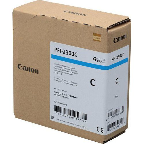 Canon PFI-2300 cyan Druckerpatrone