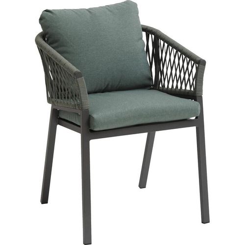 Set mit 2 Gartensesseln Oriengo Olive & Graphit - Hespéride