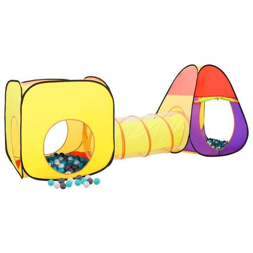 Prolenta Premium - Spielzelt mit 250 Bällen Mehrfarbig 255x80x100 cm