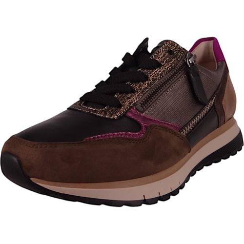 Gabor - Sneaker Weite H schwarz efeu gold