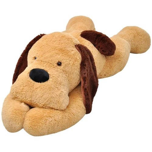 Hund Kuscheltier Plüsch Braun 160 cm