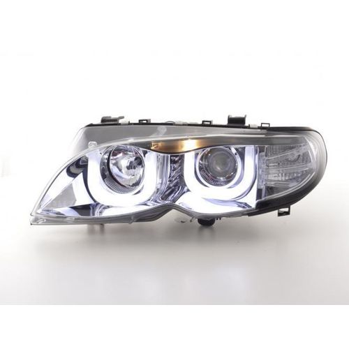 Scheinwerfer Angel Eyes BMW 3er E46 Limo/Touring Bj. 02-05 chrom