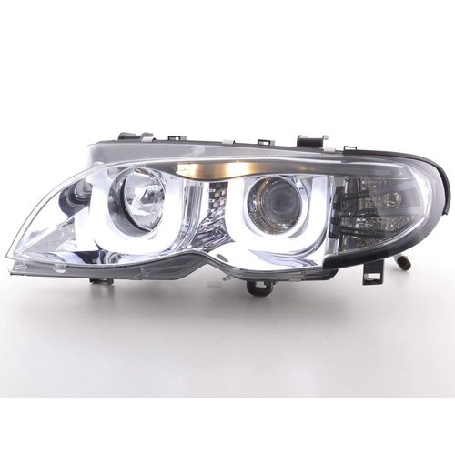 Scheinwerfer Angel Eyes BMW 3er E46 Limo/Touring Bj. 02-05 chrom