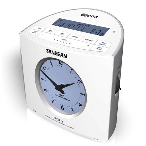 Sangean RCR-9 UKW Uhrenradio / Radiowecker mit Analog-Uhr