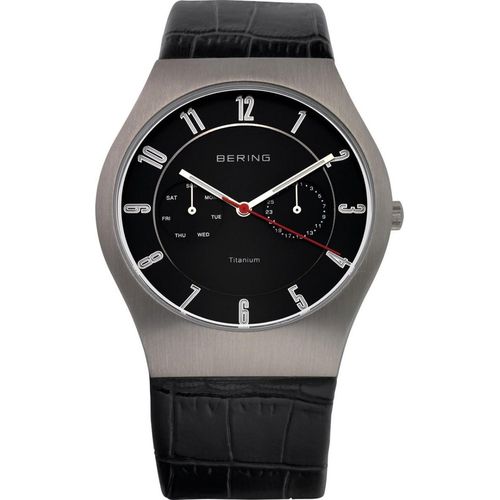 BERING Classic Herren Multifunktionsuhr schwarz/grau 11939-472