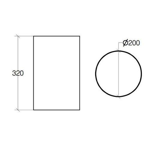 LineaBeta Papierkorb aus Edelstahl Durchmesser 20cm chrom glänzend,5345.29
