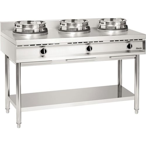 Bartscher Wok-Herd, 3 Brenner