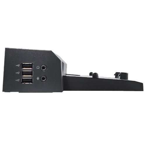 Dell E-Port II Port-Replikator für Workstation - Proprietäre Schnittstelle - Dock - 5 x Gesamtzahl USB-Anschlüsse - 3 x USB 2.0-Anschlüsse - 2 x USB 3.0 Ports - Netzwerk (RJ-45) - DVI - VGA - DisplayPort - Audio Line-Out - eSATA - Kopfhörer - Mikrofon - Seriell - PS/2-Port