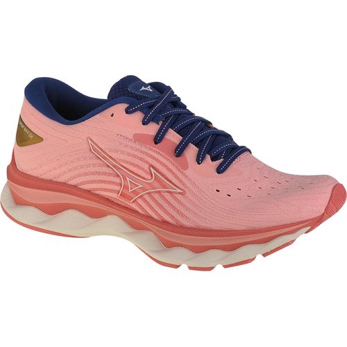Mizuno Wave Sky 6 Peach Bud/Vaporous Gray/Estate Blue 38 Straßenlaufschuhe