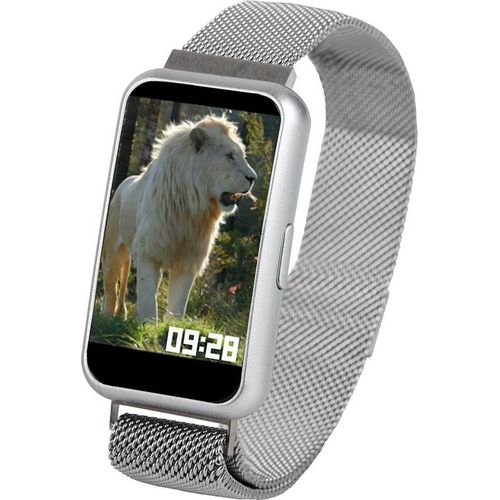Atlanta Smartwatch 9731/19, Fitnesstracker, Silber, Meshband, wasserdicht