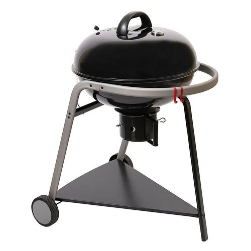 Holzkohlegrill Pyla mit dreieckiger Platte - L. 82 cm