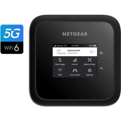 NETGEAR Nighthawk M6 (MR6150), 5G Router Sim-Karte WiFi 6, Tragbarer 5G LTE Modem Router, Mobiler WLAN Sim Karten Router für zu Hause, 4G/5G Hotspot,