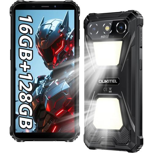 OUKITEL G5 (2025) Outdoor Smartphone 16GB+128GB/1TB Outdoor Handy Ohne Vertrag mit 900LM Campinglicht, 6