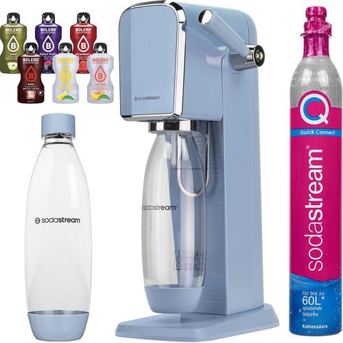 SodaStream Wassersprudler Art Blau 1L QuickConnect Flasche Bolero Set