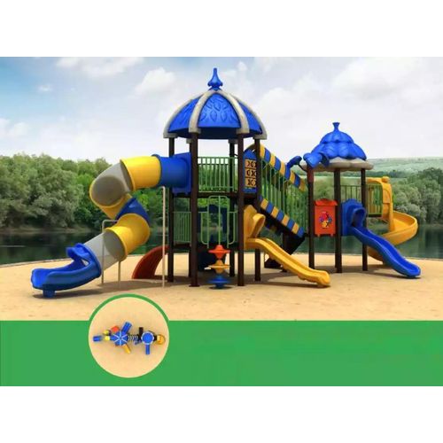 Kinderhaus Turm Spielhaus Spielplatz Spielturm mit Rutsche Outdoor