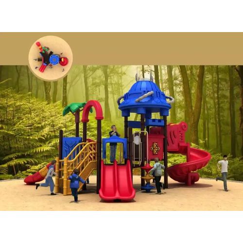Spielturm mit Rutsche Kletterturm Kinder Spielhaus Spielplatz Neu