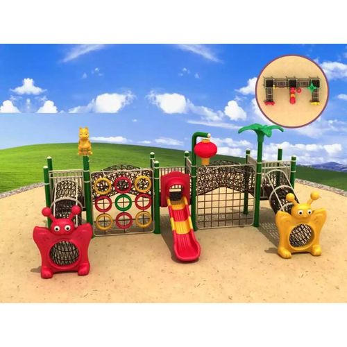 Spielturm mit Rutschbahnen Labyrinth Spielplatz für Kinder Outdoor