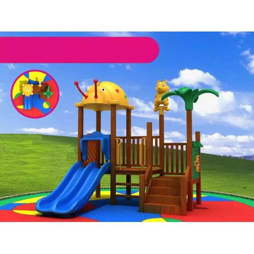 Spielturm mit Rutsche Kletterturm Spielhaus Spielplatz Outdoor Neu