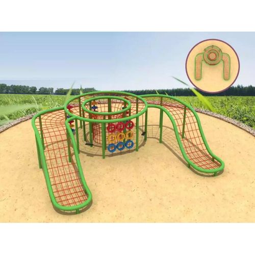 Seilkomplex Ungewöhnliches Seil Design für den Garten Outdoor Spielplätze