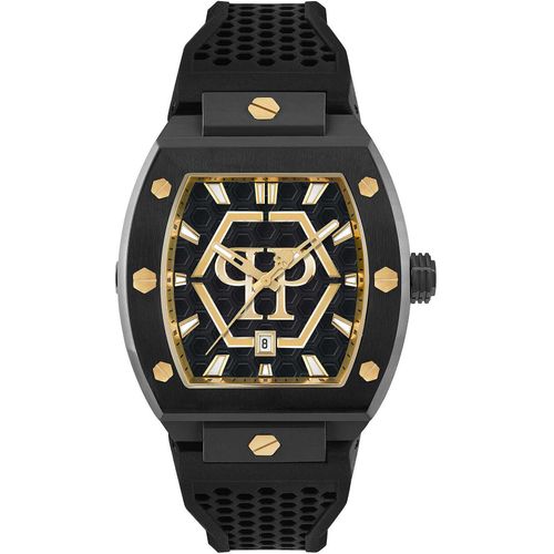 Philipp Plein Analog 'The Hexagon Phantom' Herren Uhr PWPUA0224