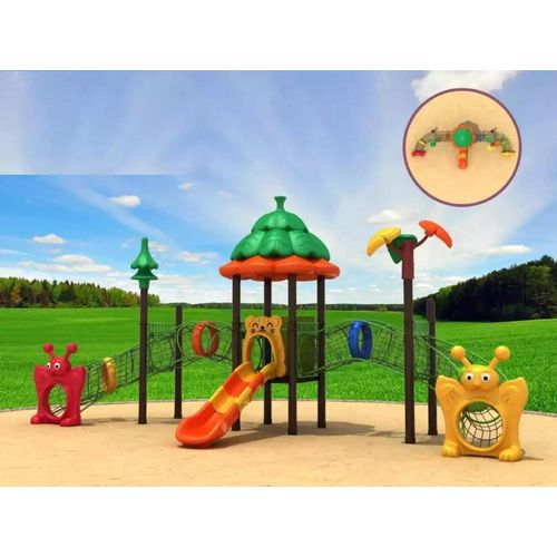 Spielplatz für Kinder mit Rutschen Outdoor Unterhaltung Kinder Spielplätze
