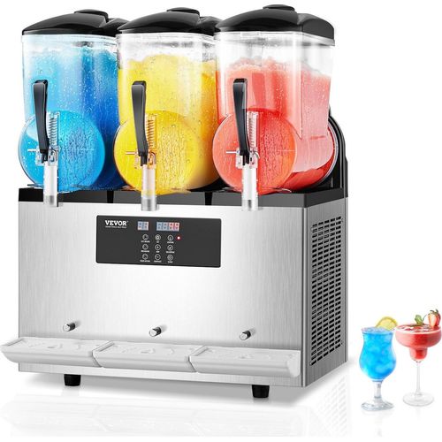 12Lx3 Kommerzielle Slusheis Maschine Margarita Smoothie Getränk Maker
