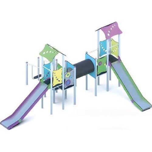 Rutschbahn Bewegungsfläche Spielplatz Klettergerüst Erlebnisplatz Aktivplatz