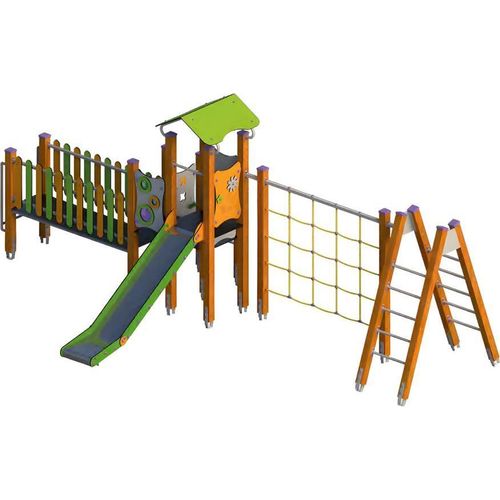 Spielplatz Klettergerüst Spielbereich Freien Abenteuerspielplatz Hochwertigkeit