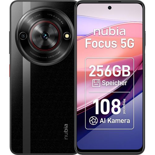 Nubia Focus 2 5G, Smartphone, 256 GB ROM, 6 GB + 10 GB RAM, 6,6 Display"