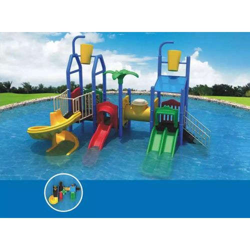 Spielturm mit Rutsche Kletterturm Wasserrutschen Spielplatz Spielplätze